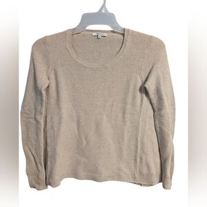 Madewell Beige Crew Neck Sweater, Size S